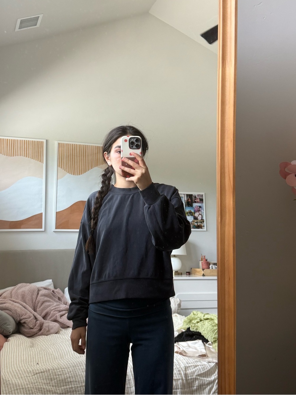Lulu lemon dark gray crewneck size 6